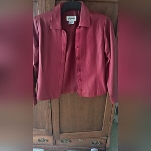 Bagatelle Women's Deep Red Blazer